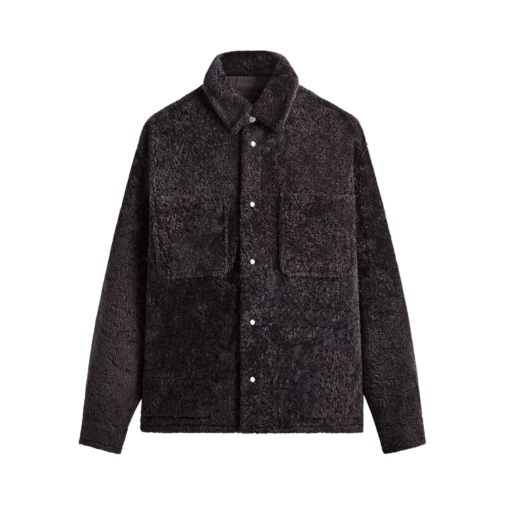 Kith Shearling Ace Shirt Jacket Thunder