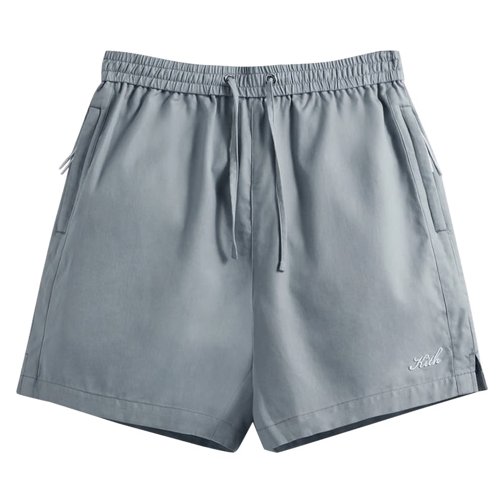 Kith Silk Cotton Active Shorts Light Indigo