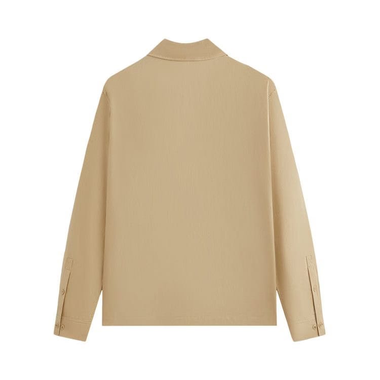 Kith Silk Cotton Long-Sleeve Boxy Collar Overshirt Arete