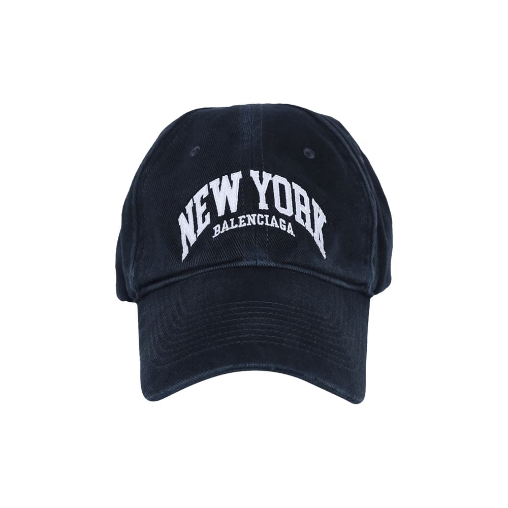 Balenciaga Ny City Cap Marine Blue/White
