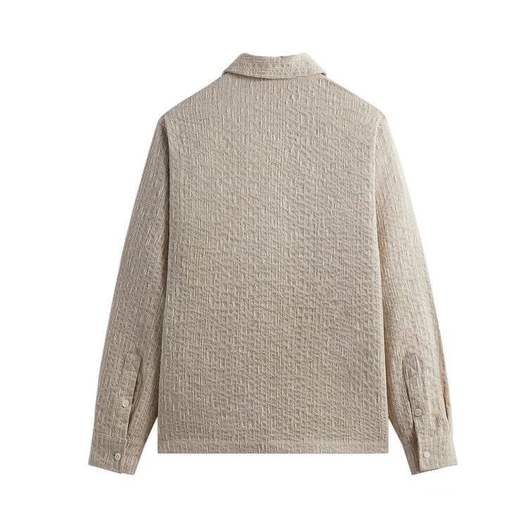 Kith Slub Boucle Boxy Collared Overshirt Canvas