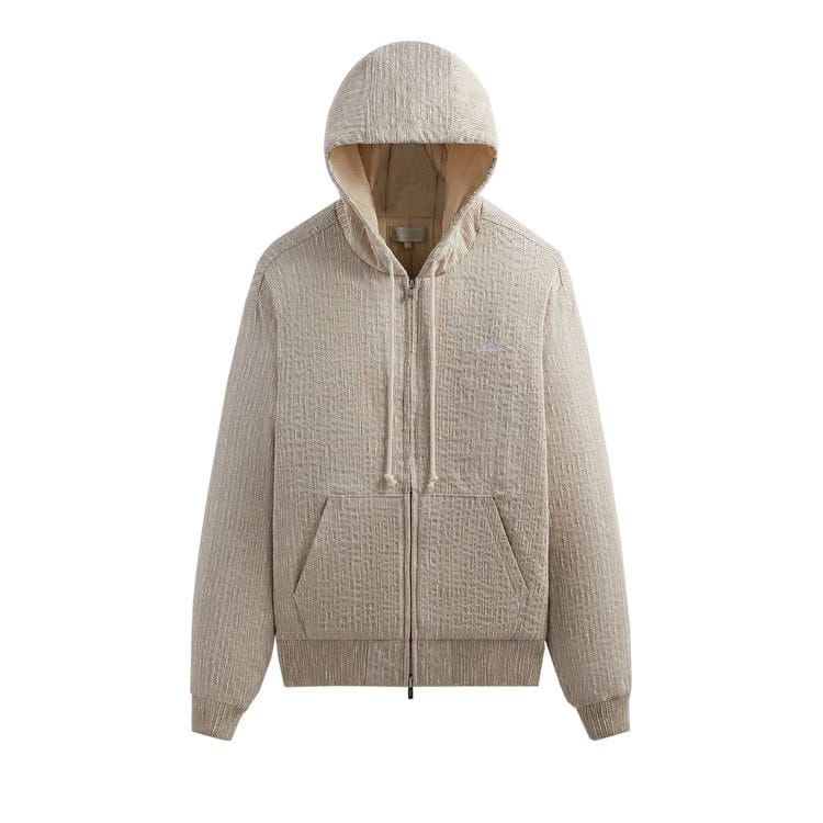 Kith Slub Boucle Sierra Zip Hoodie Canvas