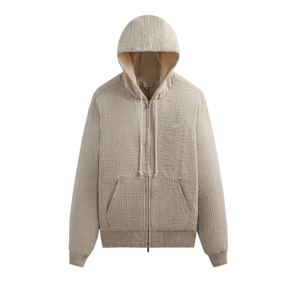 Kith Slub Boucle Sierra Zip Hoodie Canvas