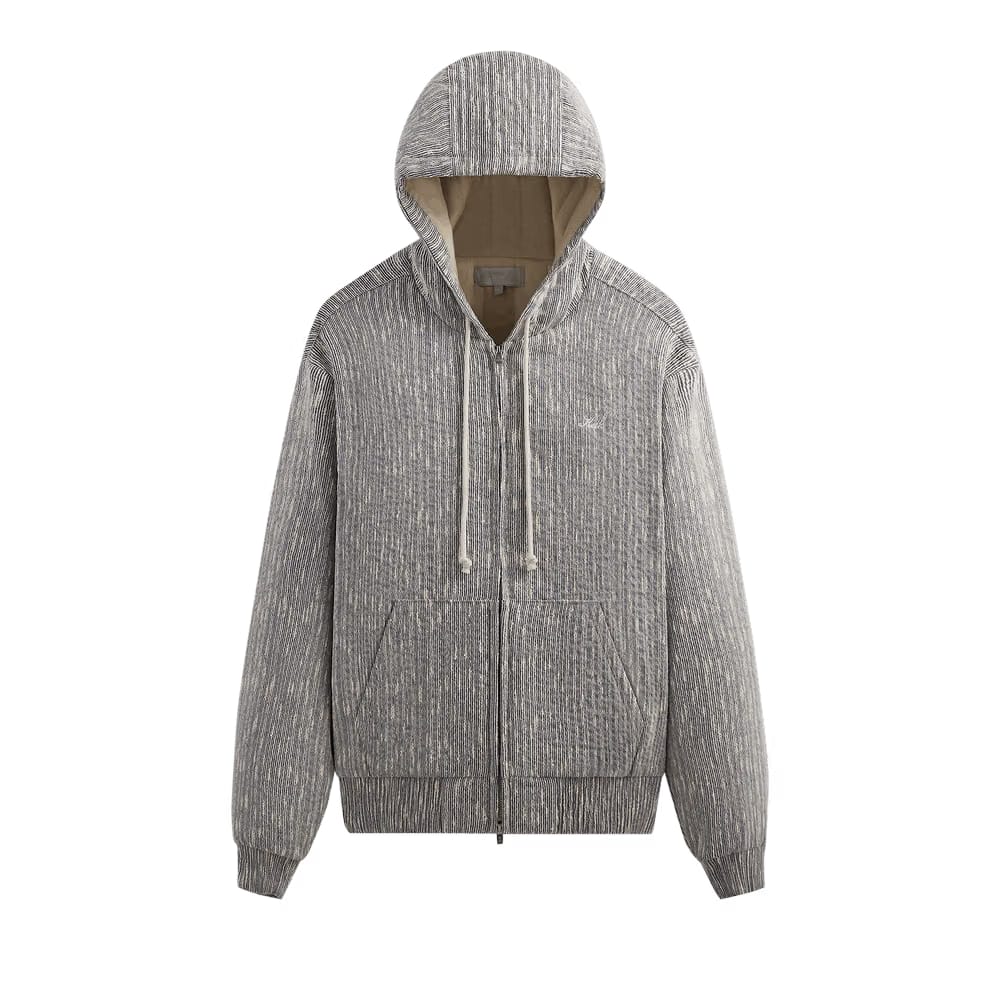 Kith Slub Boucle Sierra Zip Hoodie Ink
