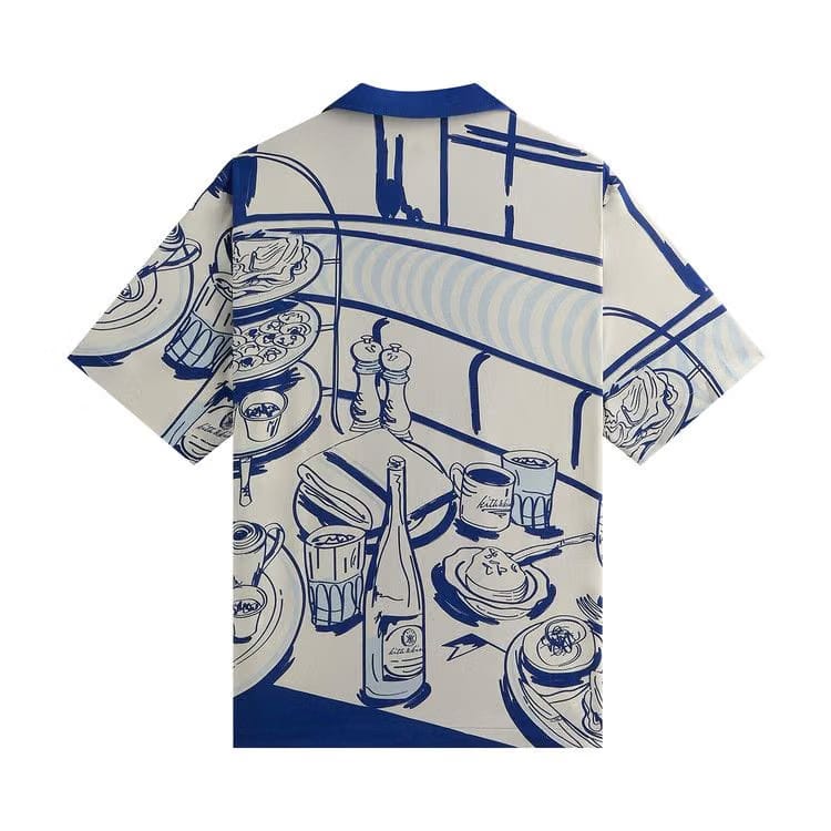 Kith Still Life Shorts Sleeve Thompson Camp Collar Shirt Current