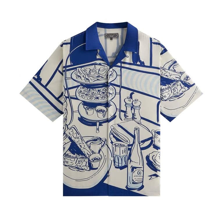 Kith Still Life Shorts Sleeve Thompson Camp Collar Shirt Current