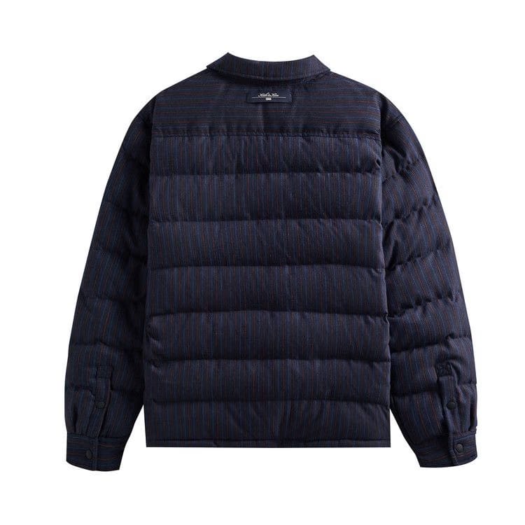 Kith Striped Dover Shirt Jacket Nocturnal
