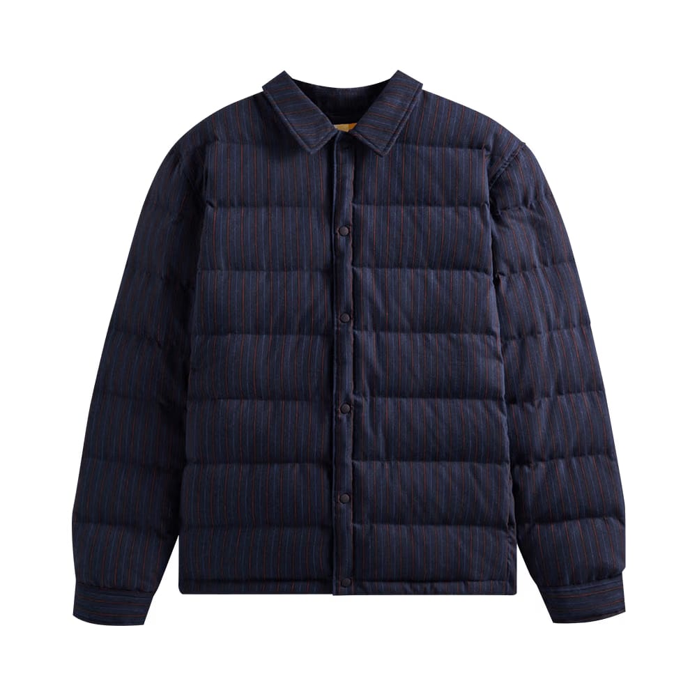 Kith Striped Dover Shirt Jacket Nocturnal