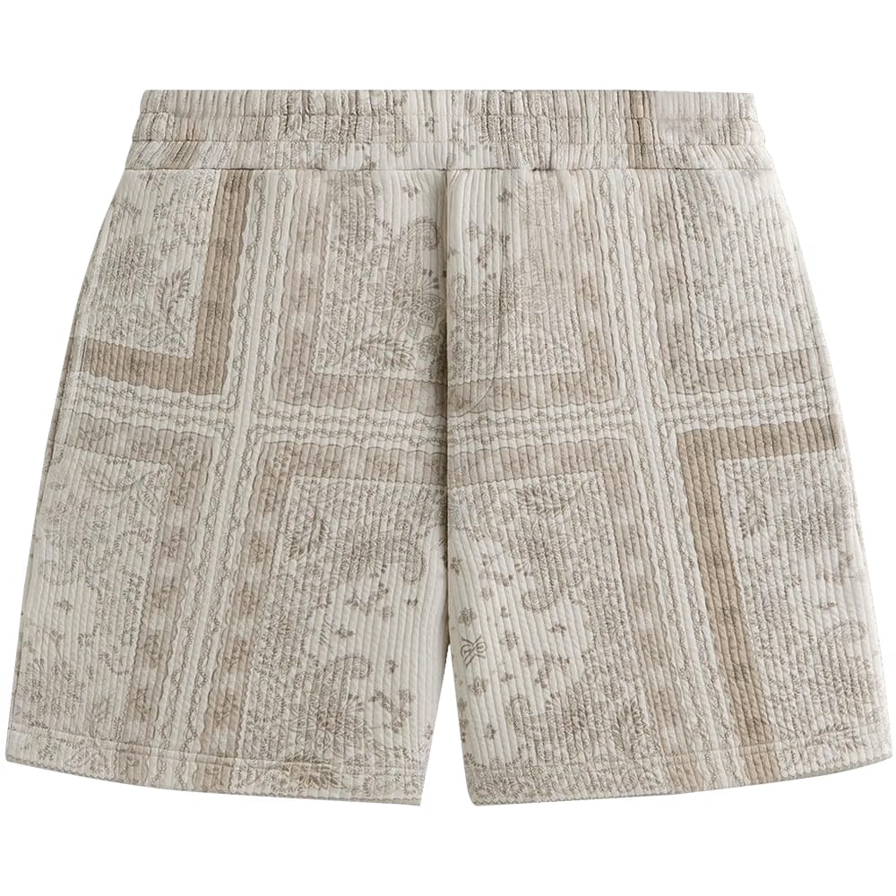 Kith Striped Interlock Curtis Shorts Canvas