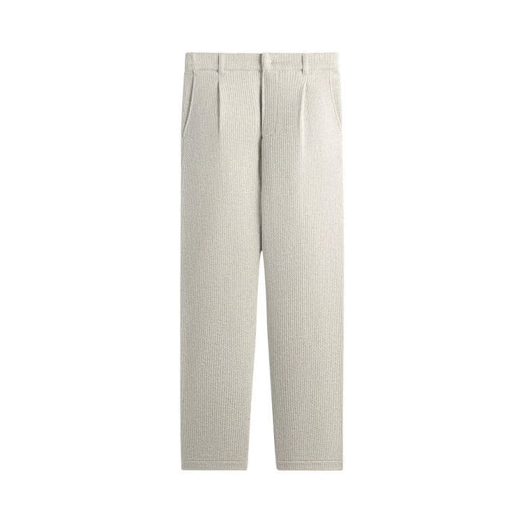 Kith Striped Interlock Garrison Pant Light Heather Grey