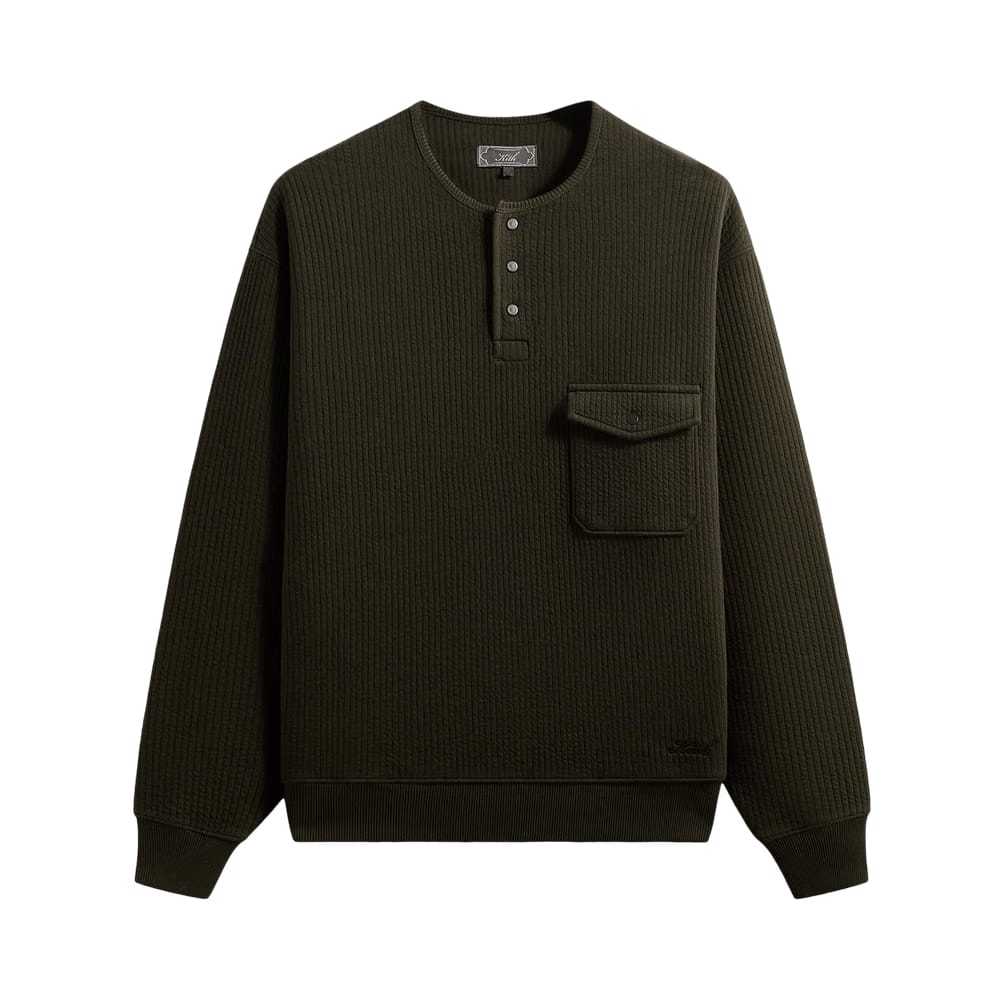 Kith Striped Interlock Samson Henley Kalamon