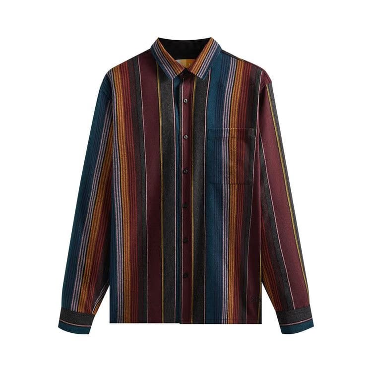 Kith Striped Ludlow Shirt Void