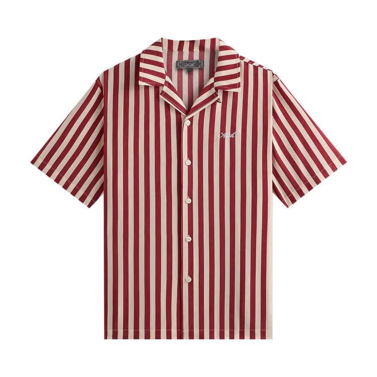 Kith Striped Thompson Camp Collar Shirt Allure