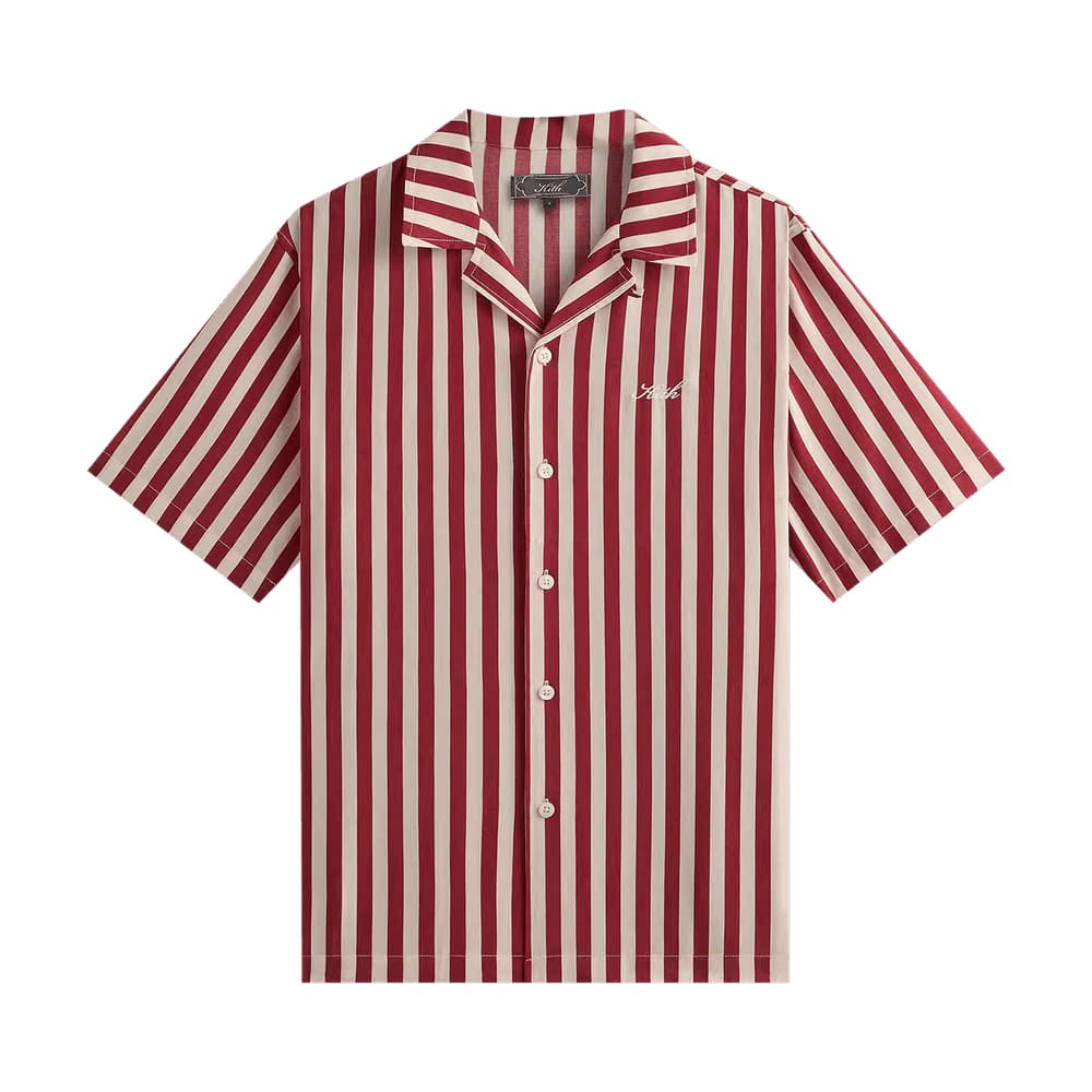 Kith Striped Thompson Camp Collar Shirt Allure
