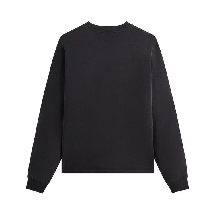 Kith Sueded French Terry Long Sleeve Lawson T-Shirt Black