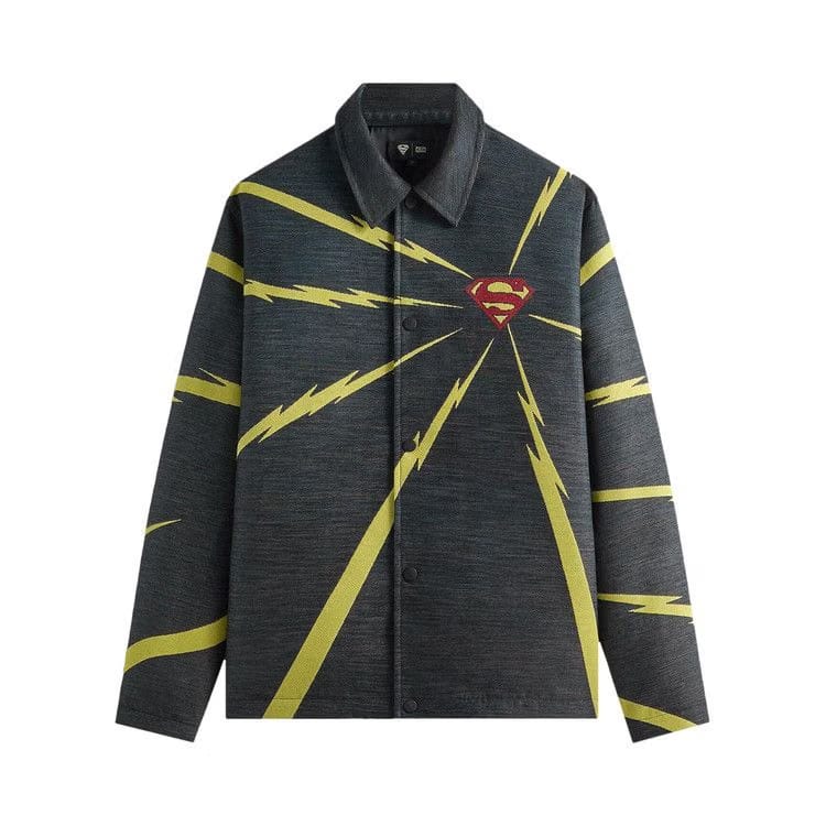 Kith x Superman Lightning Tapestry Jacket Black