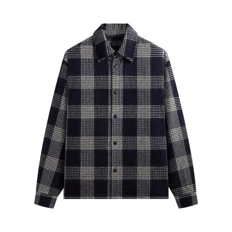 Kith Textured Plaid Deon Shirt Nocturnal