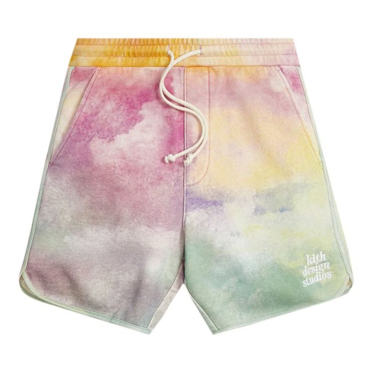 Kith Tie Dye Jordan Shorts Pink/Green