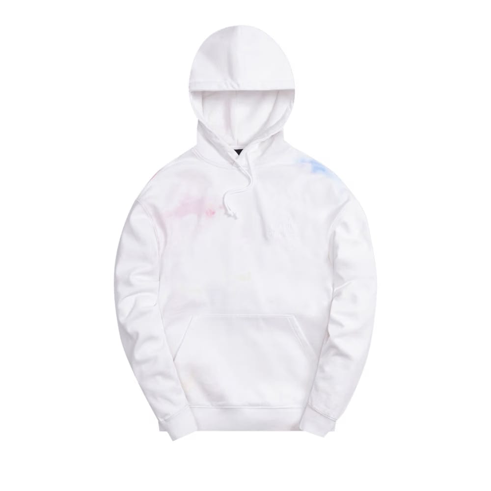 Kith Tie Dye Williams III Hoodie White/Red