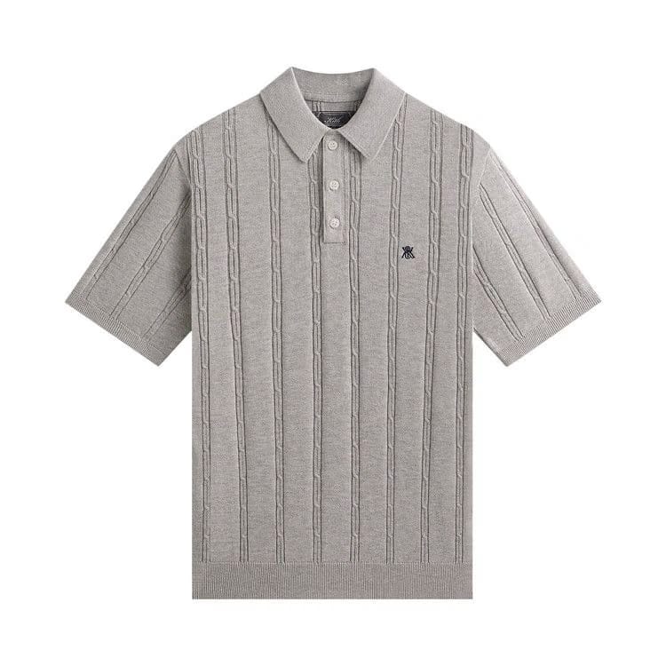 Kith Tilden Polo Light Heather Grey