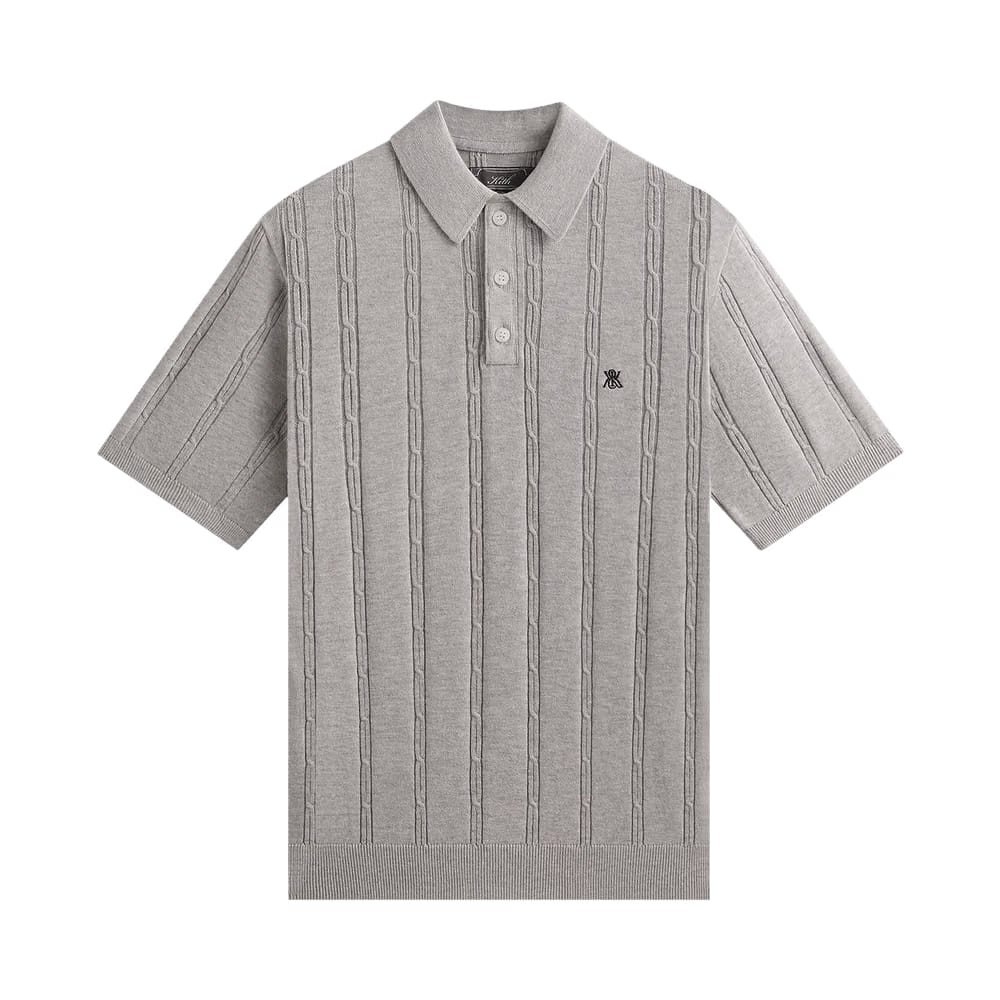 Kith Tilden Polo Light Heather Grey