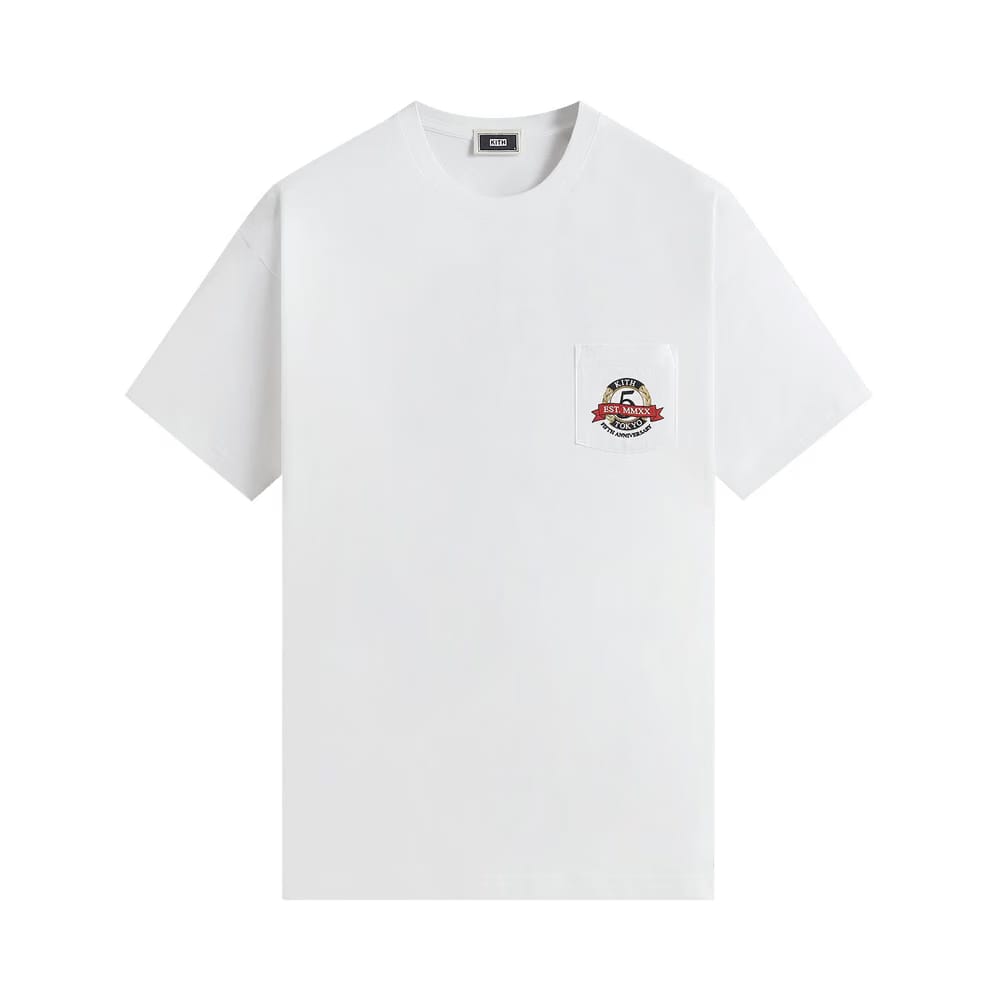 Kith Tokyo 5 Year Anniversary Pocket T-Shirt White