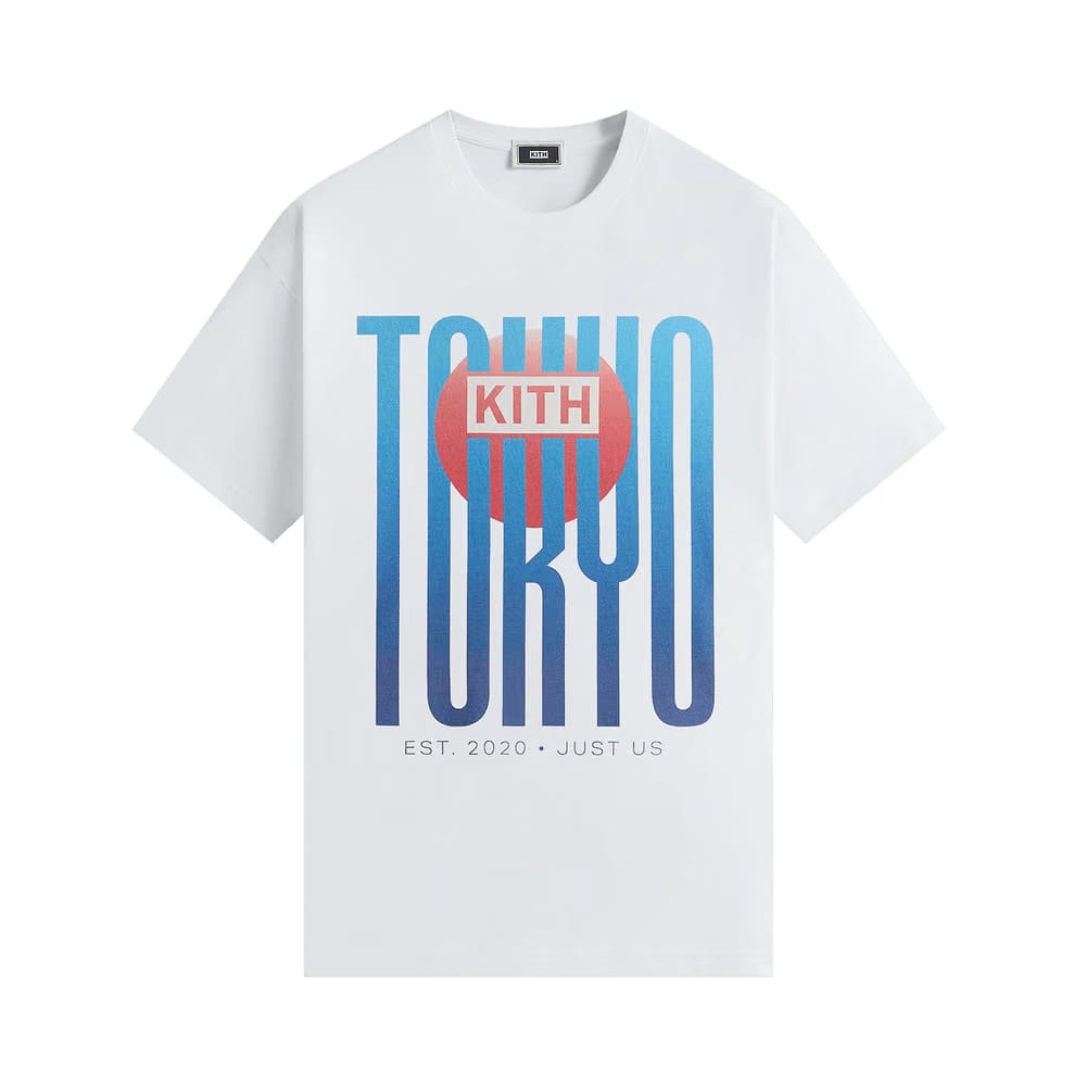 Kith Tokyo Classic Logo Vintage T-Shirt White