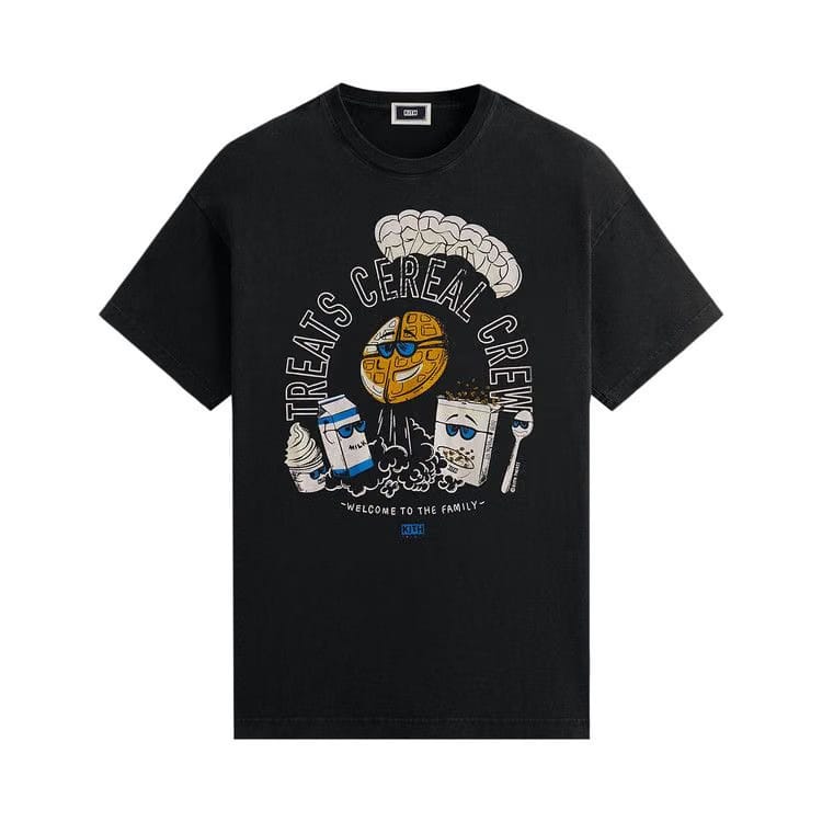 Kith Treats Cereal Crew Vintage T-Shirt Black