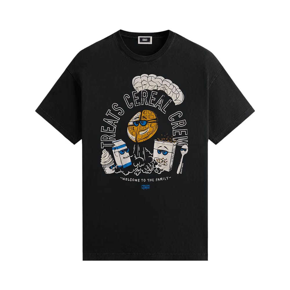 Kith Treats Cereal Crew Vintage T-Shirt Black