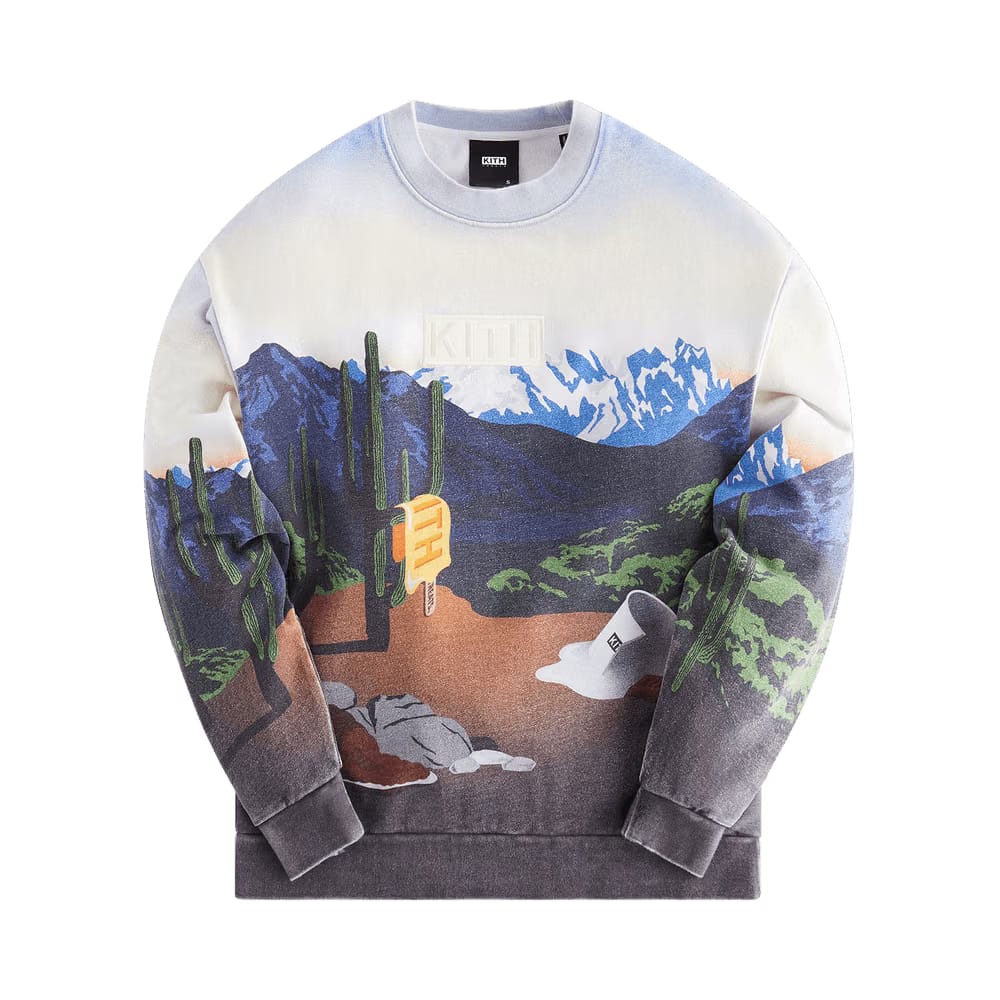 Kith Treats Desert Sunrise Nelson Crewneck Helium
