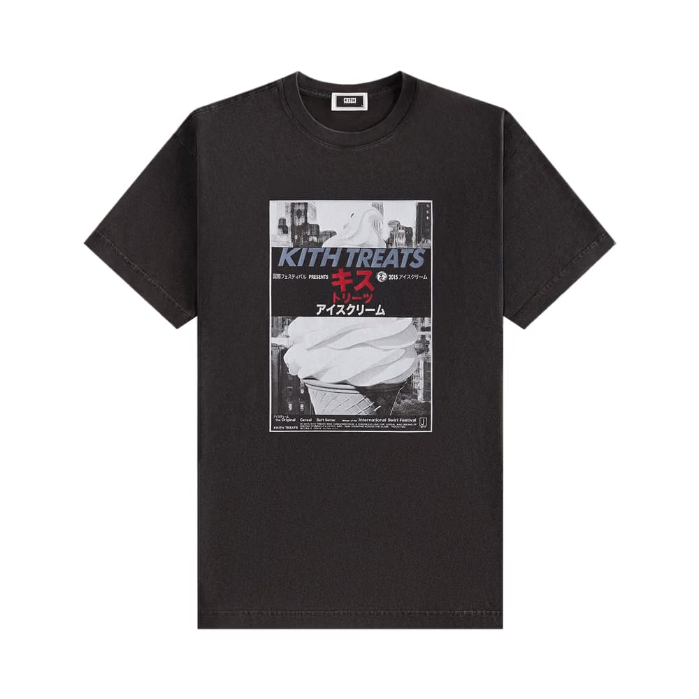 Kith Treats Double Feature Vintage T-Shirt Black