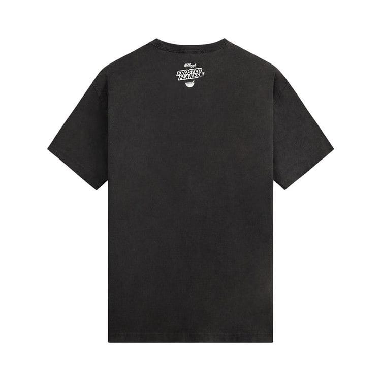 Kith Treats For Kellogg’s Frosted Flakes Cereal & Tony The Tiger Cereal Box Vintage T-Shirt Black