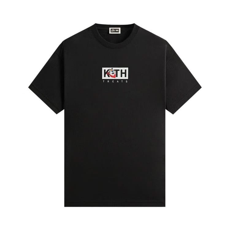 Kith Treats For Kellogg’s Frosted Flakes Cereal & Tony The Tiger Classic Logo T-Shirt Black