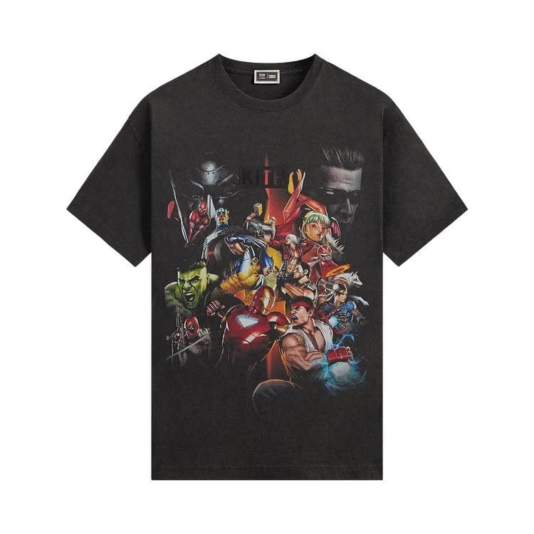 Kith x Marvel vs. Capcom Ultimate Vintage T-Shirt Black