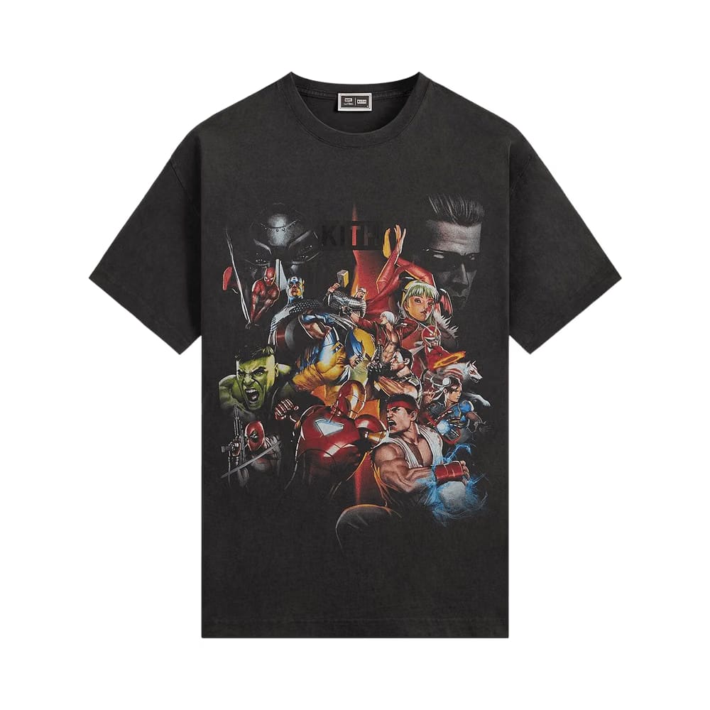 Kith x Marvel vs. Capcom Ultimate Vintage T-Shirt Black
