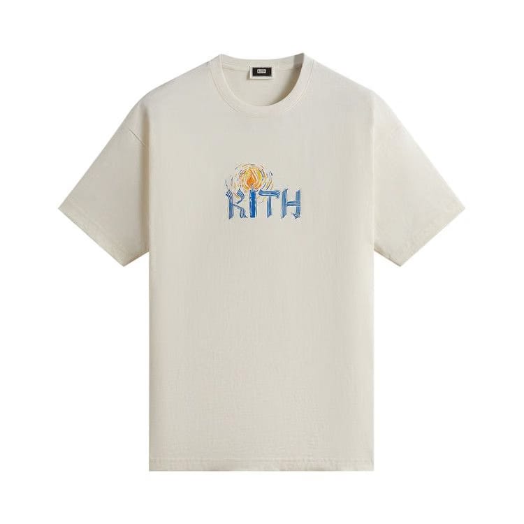 Kith Treats Hanukkah Shamash T-Shirt Sandrift