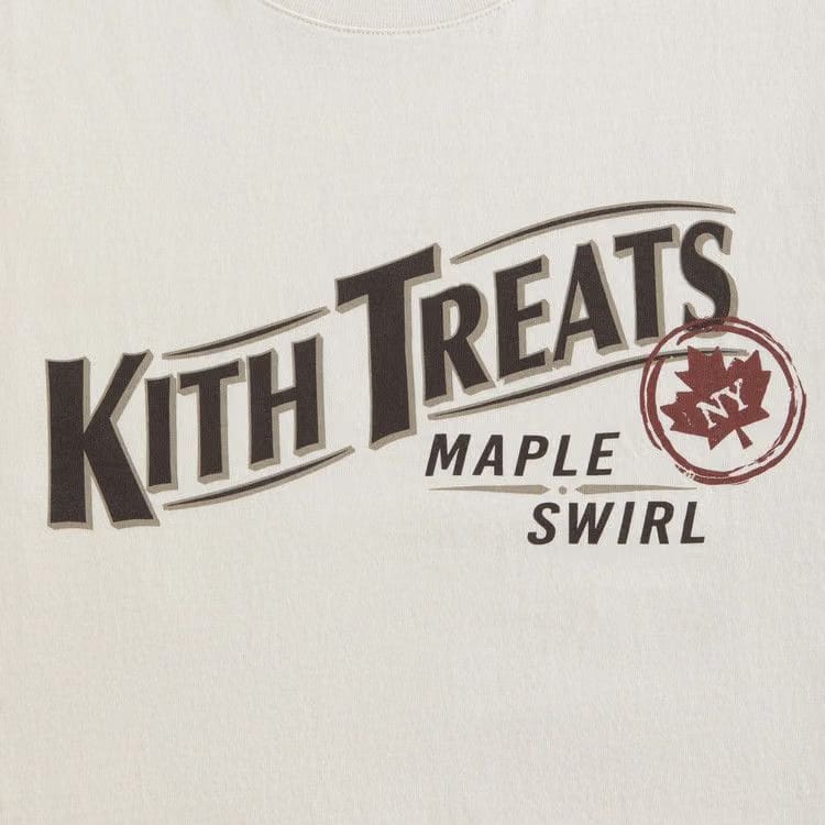 Kith Treats Leaf Vintage T-Shirt Sandrift