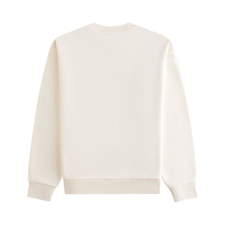 Kith Treats Plaid Logo Nelson Crewneck Sandrift