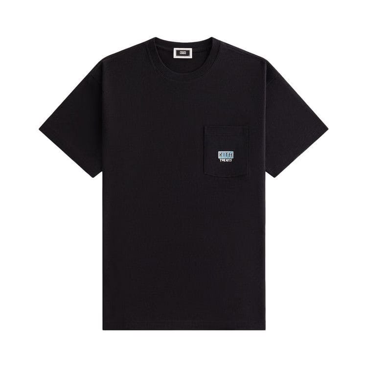 Kith Treats Swirling Live Tour Vintage Pocket T-Shirt Black