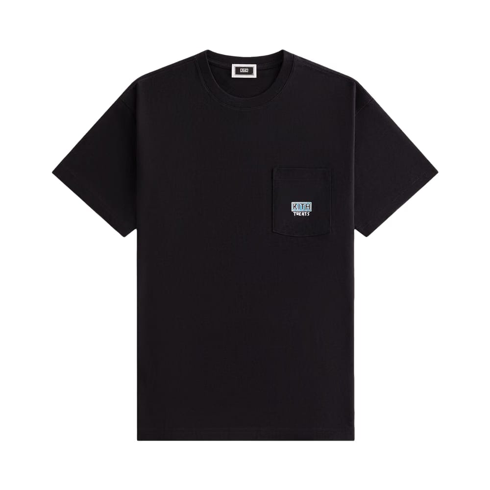 Kith Treats Swirling Live Tour Vintage Pocket T-Shirt Black
