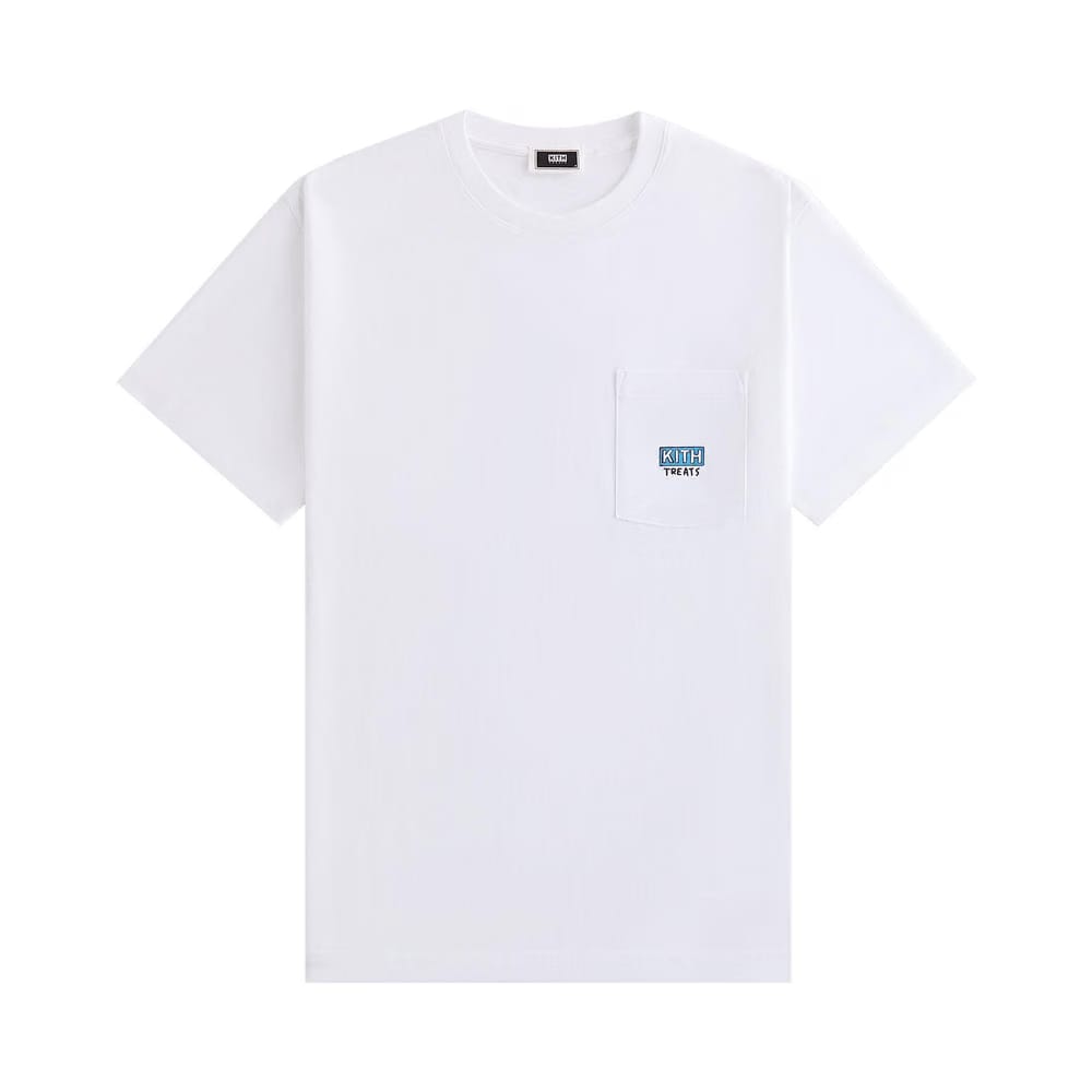 Kith Treats Swirling Live Tour Vintage Pocket T-Shirt White