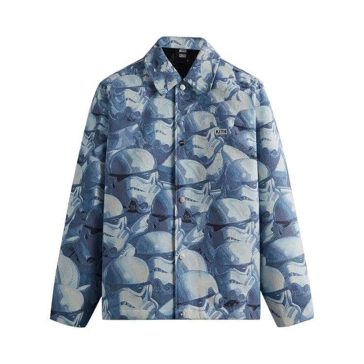 Kith x Star Wars Stormtrooper Coaches Jacket Helium