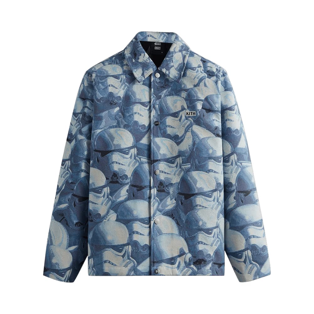 Kith x Star Wars Stormtrooper Coaches Jacket Helium