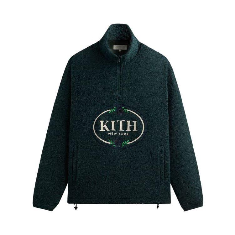 Kith Tweed Eric Quarter Zip Pullover True
