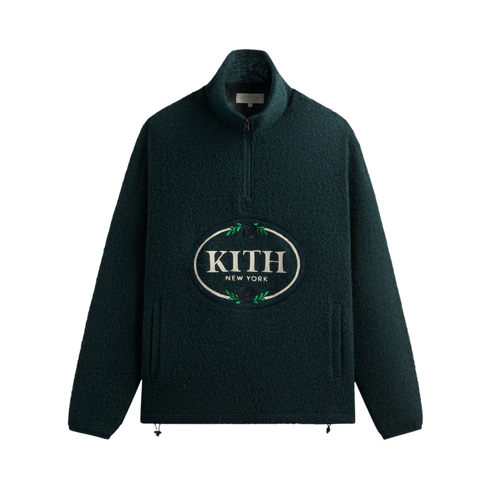 Kith Tweed Eric Quarter Zip Pullover True