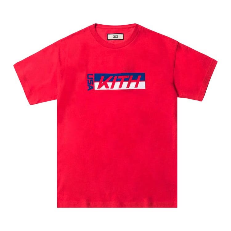 Kith USA Factory Team T-Shirt Red