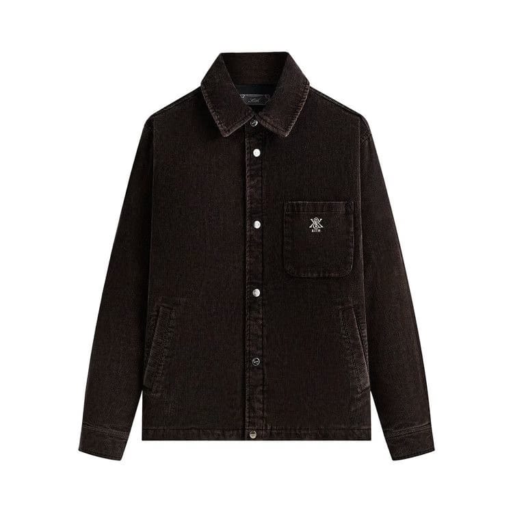 Kith Washed Corduroy Brixton Puffed Shirt Jacket Ink