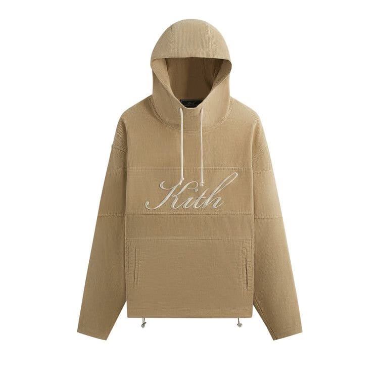 Kith Washed Corduroy Caden Hoodie Canvas