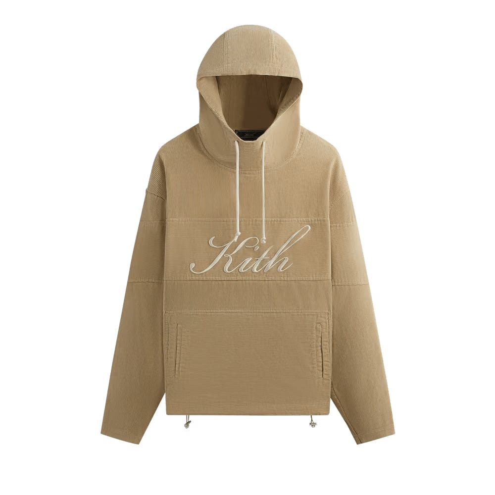 Kith Washed Corduroy Caden Hoodie Canvas