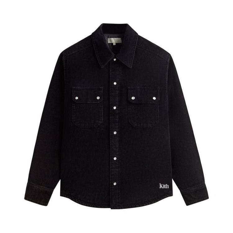 Kith Washed Corduroy Puffed Rowan Jacket Ink